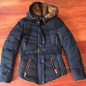 Zara women winter down jacket